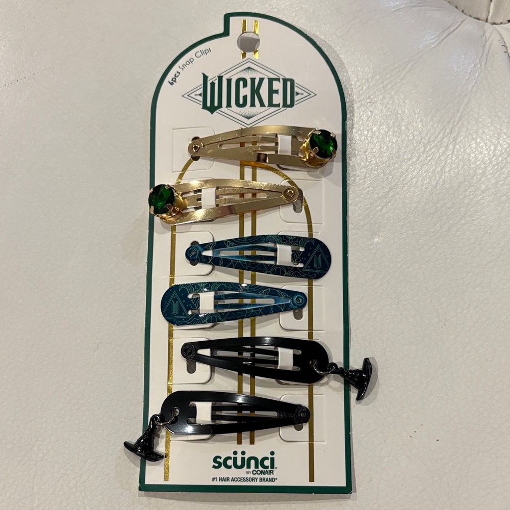 Scunci Wicked Hair Clip Collection 6 piece